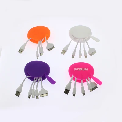 All in One Multi USB Adaptor Fast 4 in 1 USB Charger Cable